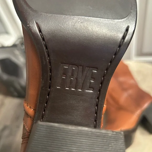 new Frye Women's Jean Tall Pull On Extended Wide Calf Boot FR40672WC CARA Sz 9 - Picture 13 of 16